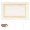 Lapaco Lapaco 9" By 13.5" Econo Greek Key Straight Edge Gold Placemat, PK1000 304-005